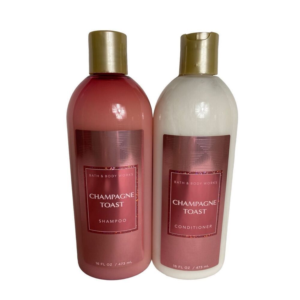 Bath and Body Works CHAMPAGNE TOAST Shampoo & Conditioner 2 pc SET